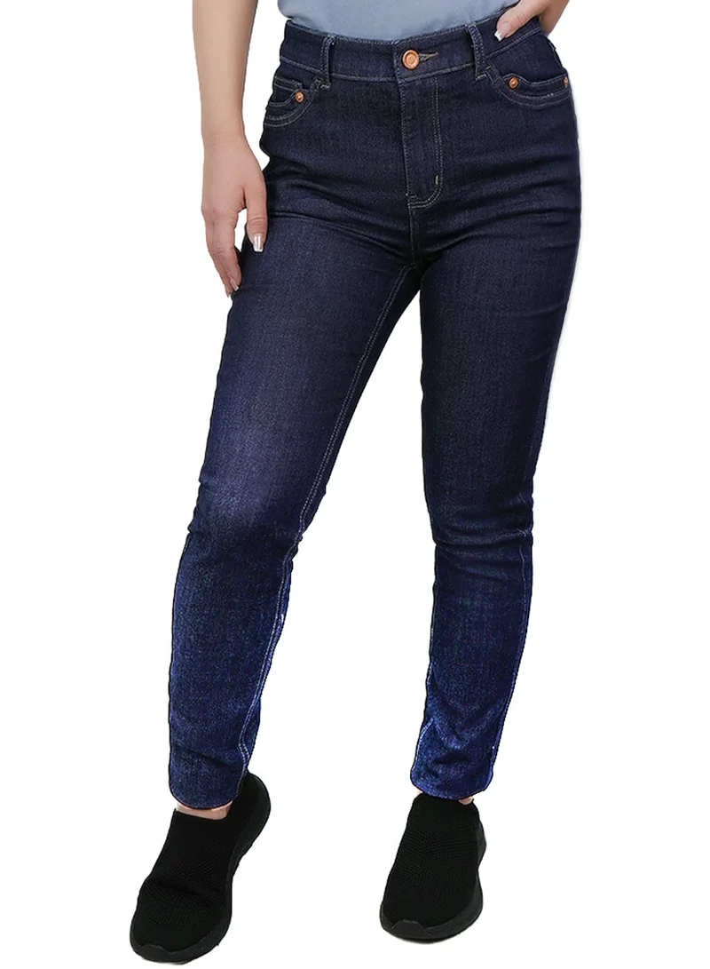 جيوردانو Women's High Rise Slim Tapered Jeans - Comfortable & Stylish Denim